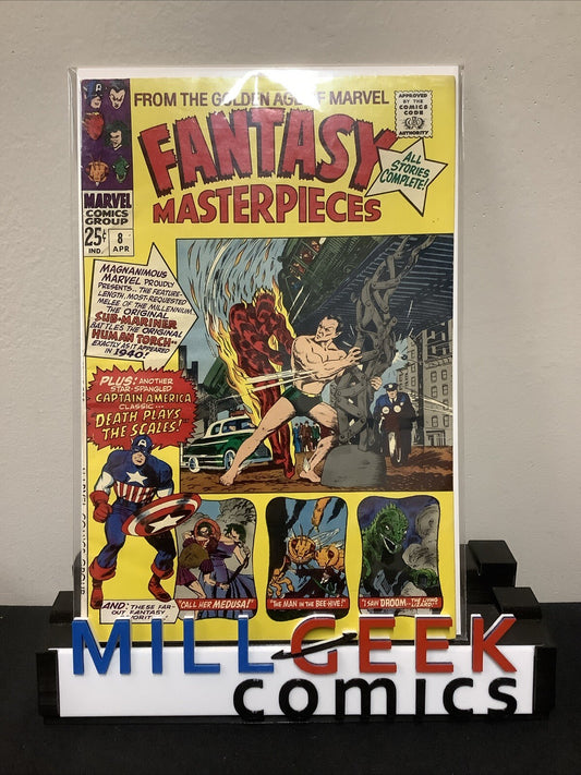 Fantasy Masterpieces #8 (Marvel Comics April 1967) VF- (7.5) Cream To Off-White