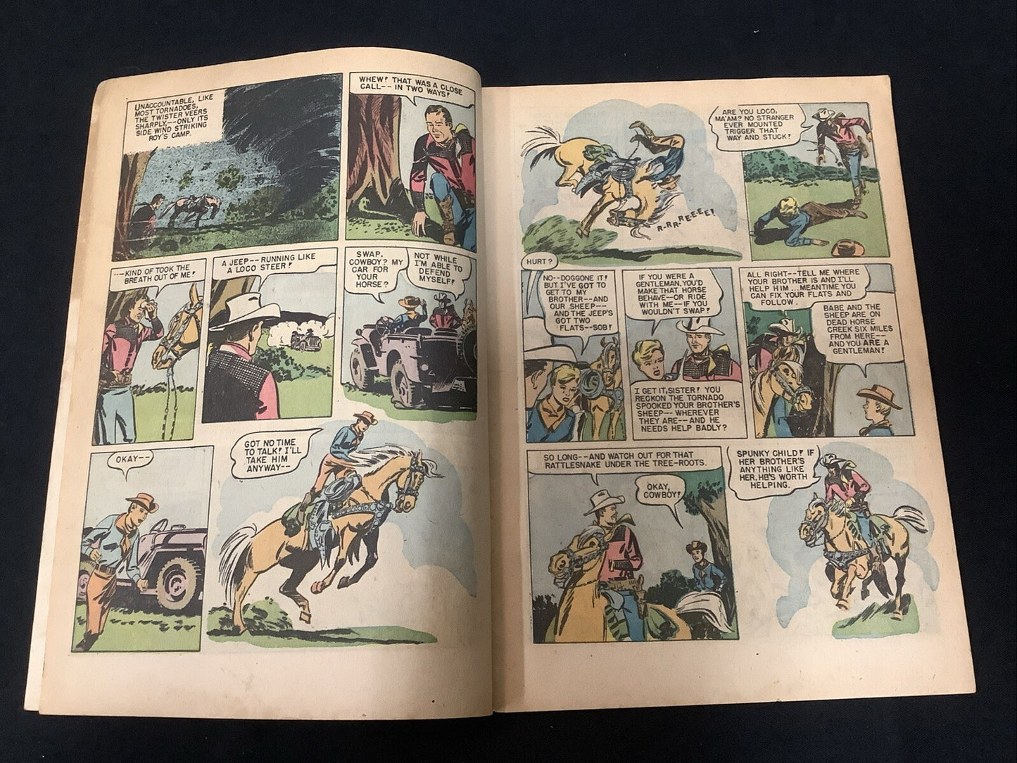 Roy Rogers Comics #13 (1949) 4.5 (VG+) 3 Inner Wraps Detached Lower Staple