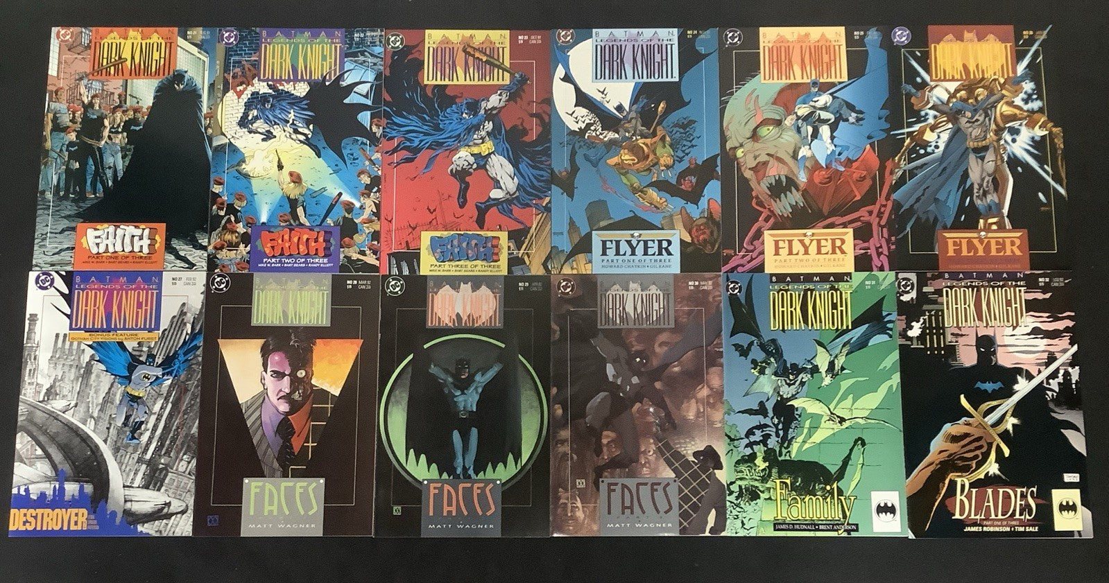 Legends of the Dark Knight #21-42 + Annuals 91’ And 92’ Comic Lot, DC Comics