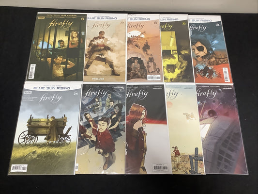 Firefly #19-28 comic lot, BOOM! Studios, Greg Pak, Joss Whedon