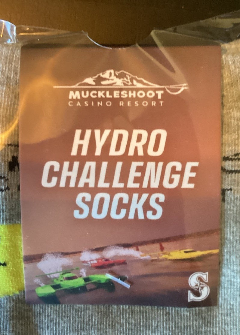Seattle Mariners Fathers Day Socks Yellow SGA 6/15/25 New Hydro Challenge