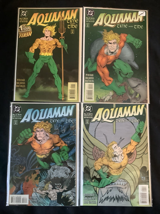 Aquaman Peter David Bundle (Time And Tide #1-4, Vol.5 #0-7) 12 Comics Total