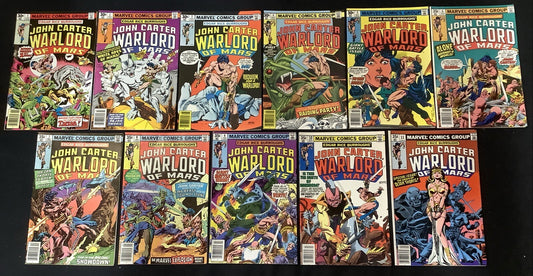 John Carter Warlord of Mars #1-19 + Annuals #1-2, 1st Frank Millar At Marvel
