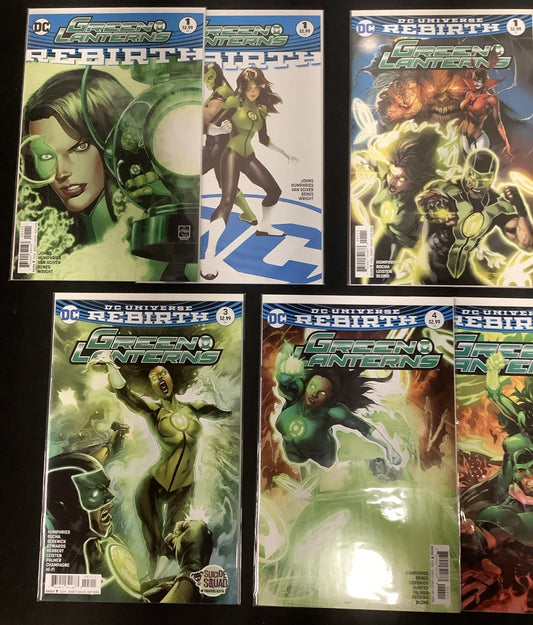 Green Lanterns #1-5 + Rebirth #1, DC Comics, Red planet , Multiple Covers