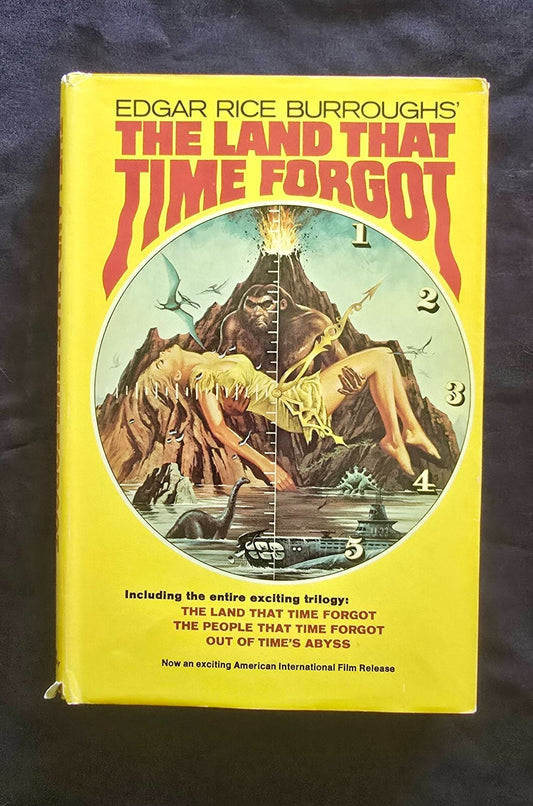 The Land That Time Forgot - Edgar Rice Burroughs Book Club Edition HC Trilogy JD