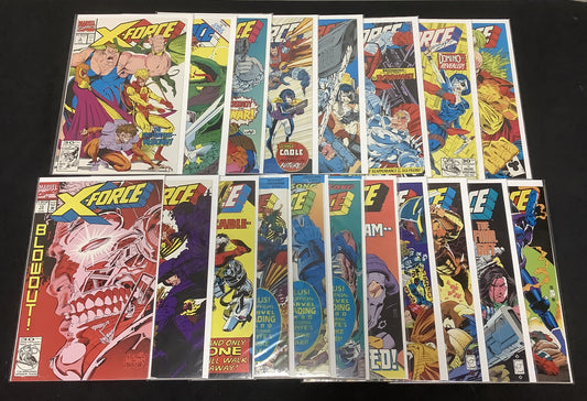 X-Force #5-23 Comic Lot, Marvel 1991, Rob Leifeld Greg Capullo, 1st App Domino