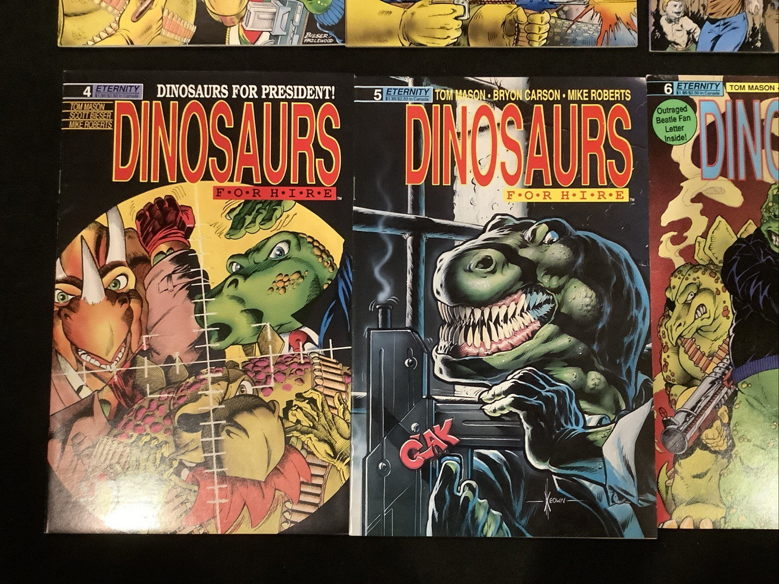 Dinosaurs for Hire #1-9 + Fall Classic Complete Comic Set, 3D Glasses Included