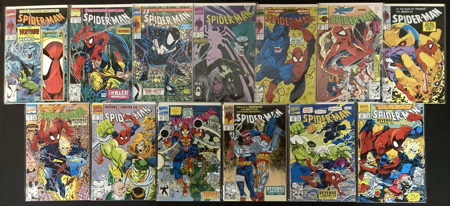 Spider-Man #1-49 Comic Lot, Marvel Comics, Multiple Variants #1, Todd McFarlane