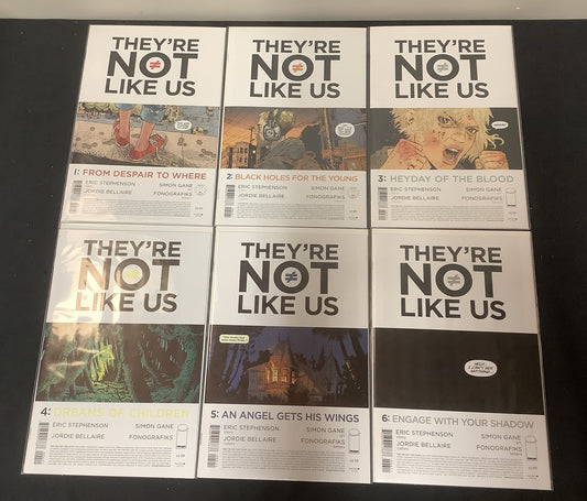 They're Not like US #1-6 (Image Comics) Comic Lot, Eric Stephenson, 2014
