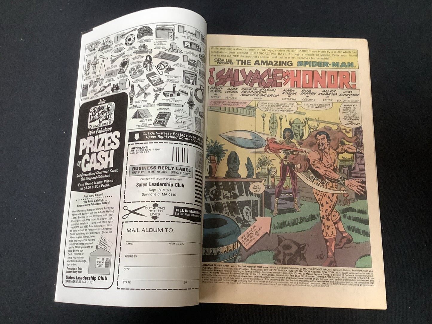 AMAZING SPIDER-MAN #209 (1980 VF/NM (9.0) 1st App Calysto, Newsstand Edition