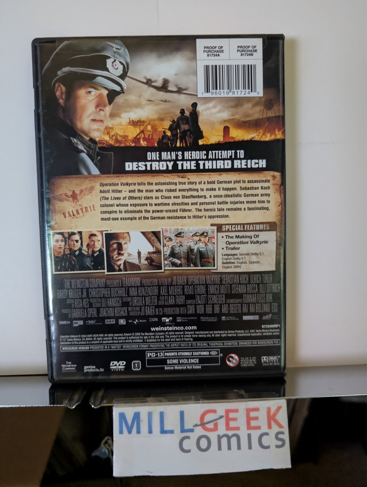 Wodehouse in Exile / Operation Valkyrie, 2 Movie Set (DVD) Like New -JD