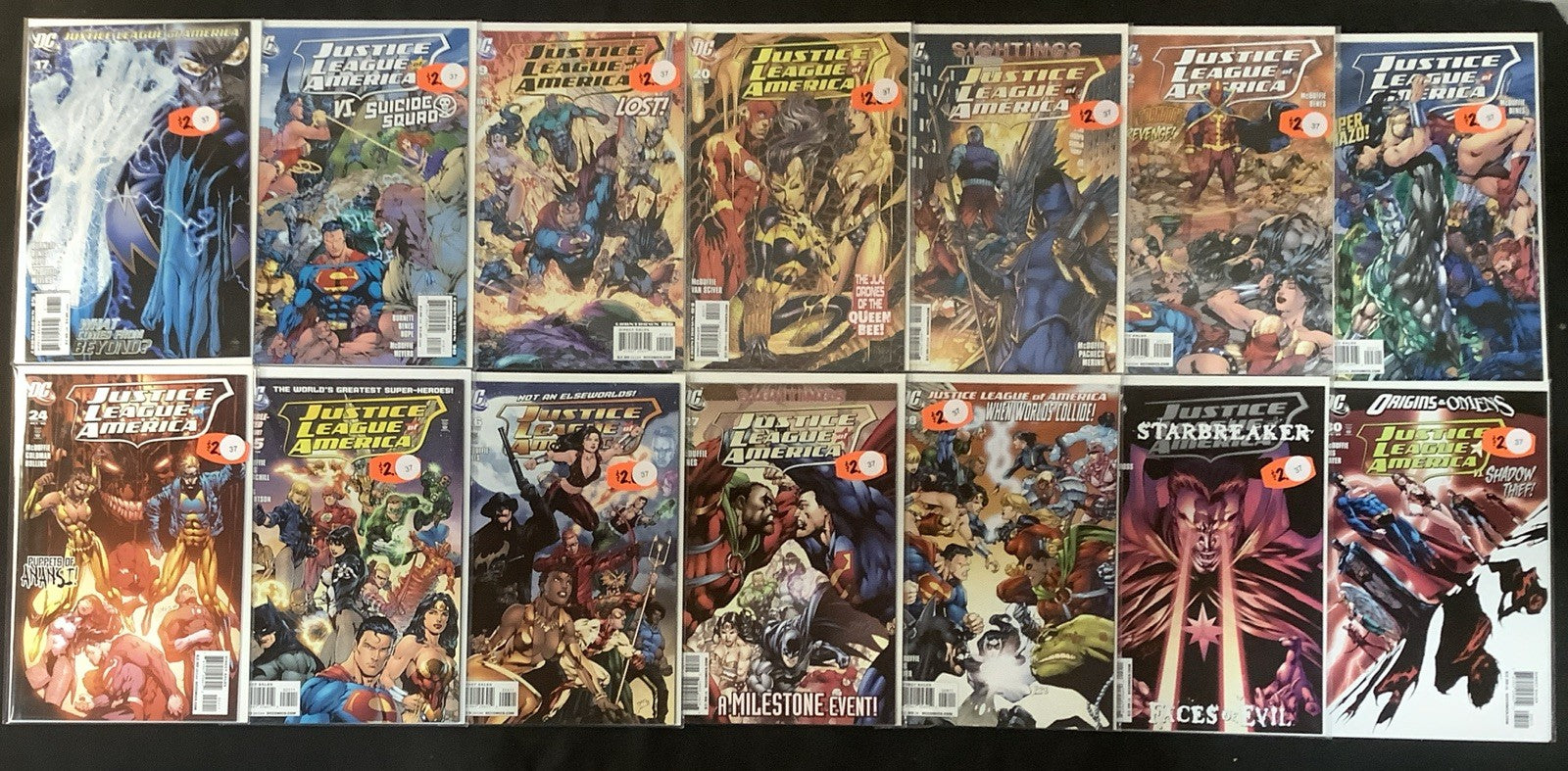 Justice League of America #17-30 Comic Lot, DC Comics, Burnett/Benes/McDuffie