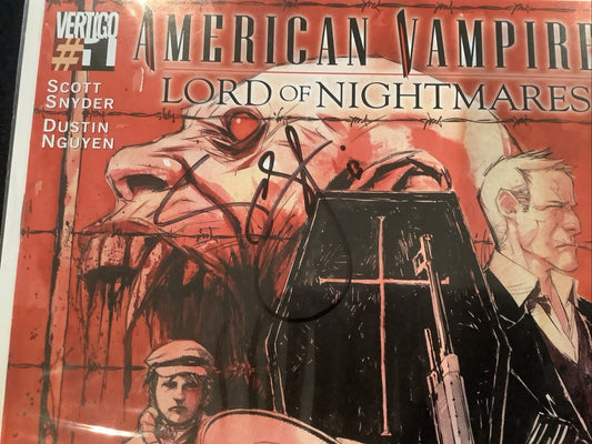 American Vampire: Lord of Nightmares #1-5 Comic Lot, All Signed By Scott Snyder!