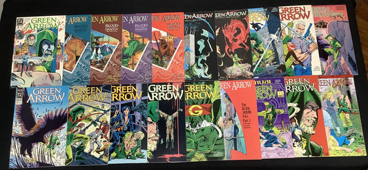 Green Arrow (vol.2) #1-35 + Annual #1-3 Comic Lot, DC Comics, Mike Grell