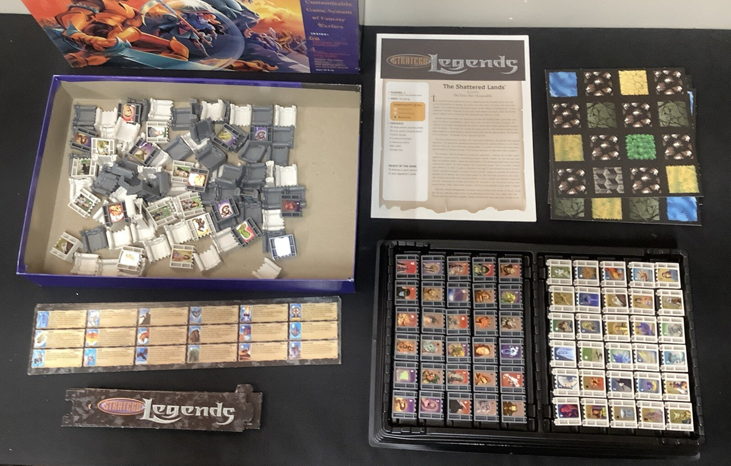 Stratego Legends: The Shattered Lands Strategy War Fantasy Board Game Complete