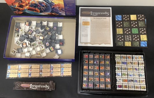 Stratego Legends: The Shattered Lands Strategy War Fantasy Board Game Complete
