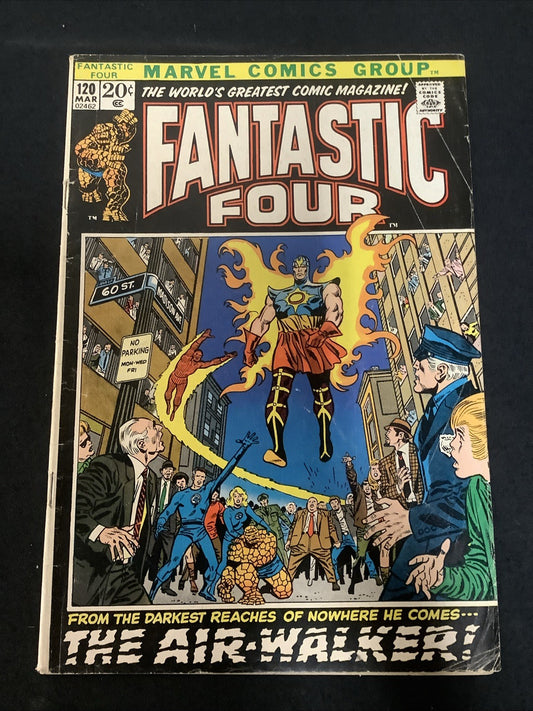 Fantastic Four #120 (Marvel Comics March 1972) VG (4.0) 1st App Air-Walker