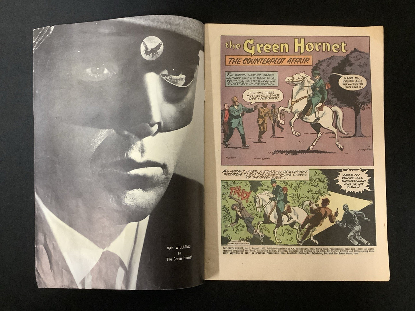 The Green Hornet #3 (Western August 1967) VG+ (4.5) Dan Spiegle
