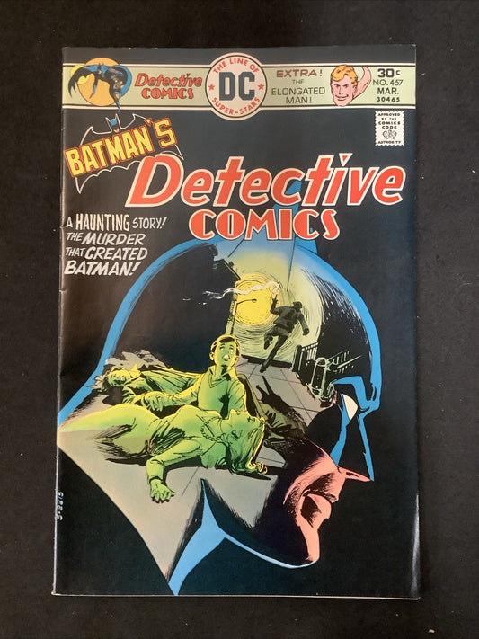 Detective Comics #457 (1976) F+ (6.5) Denny O’Neil, 1st App Dr Leslie Thompkins