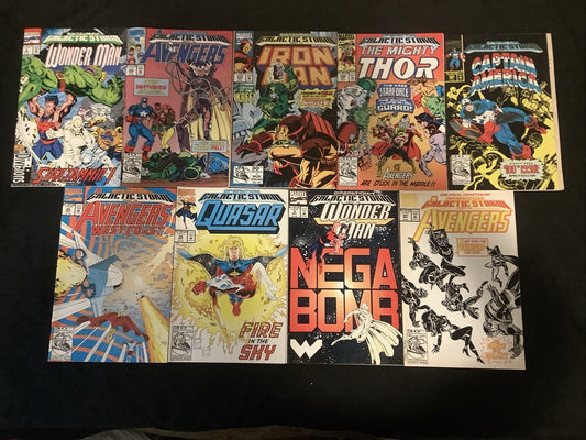 Operation Galactic Storm Parts 1-19 Comic Lot, Marvel, Avengers/Iron Man/Quasar