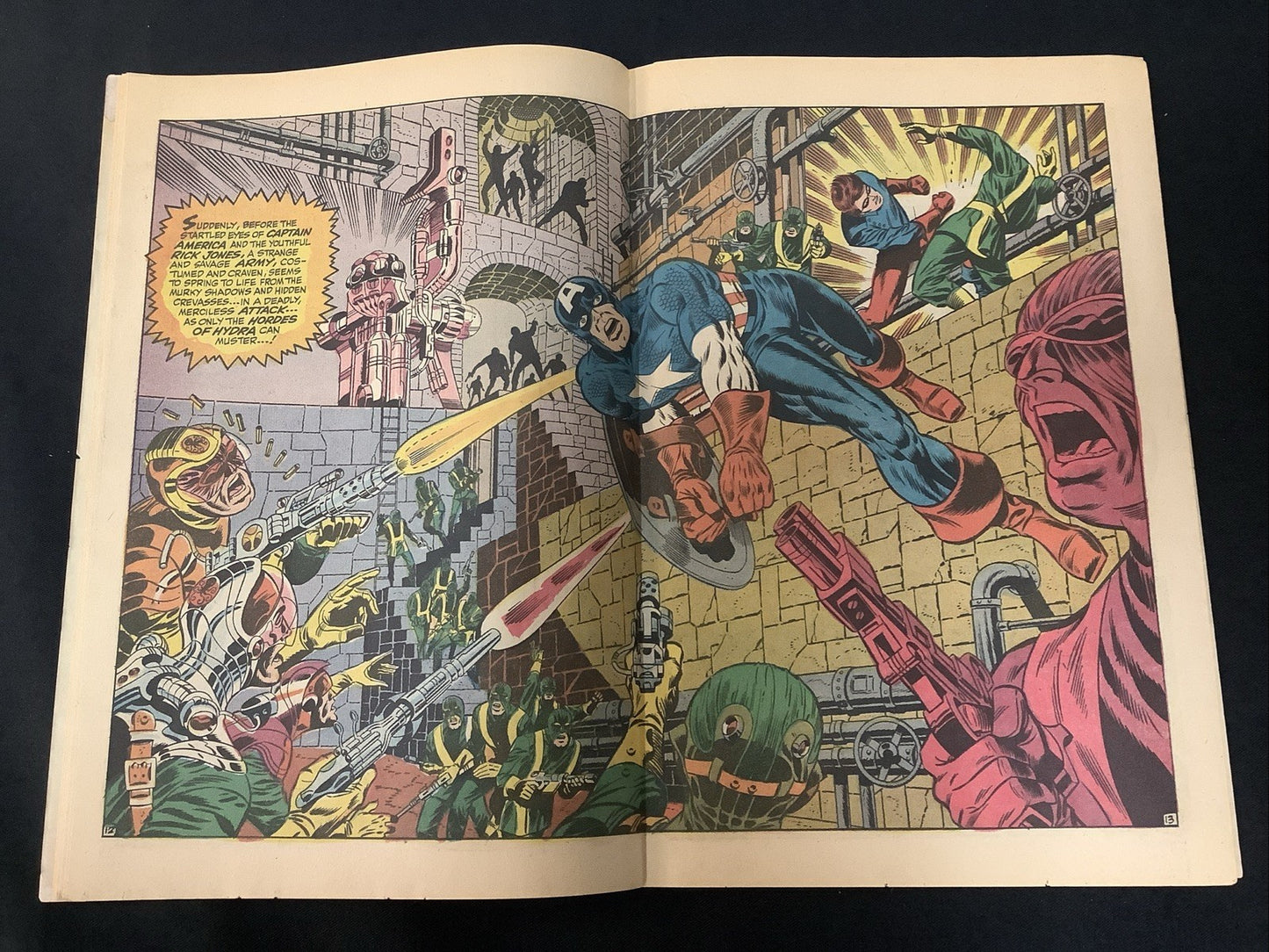 Captain America #110 (Marvel Comics Feb 1969) F- (5.5) Jim Steranko, Vs The Hulk