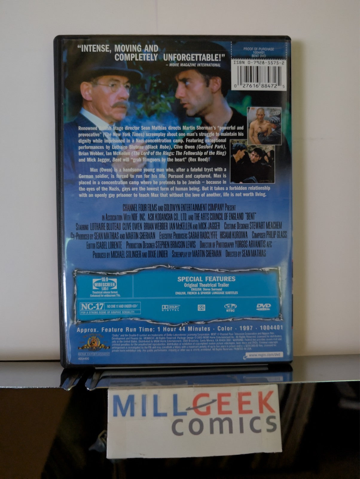 Bent / Escape from Sobibor, 2 Movie Set (DVD) Like New -JD