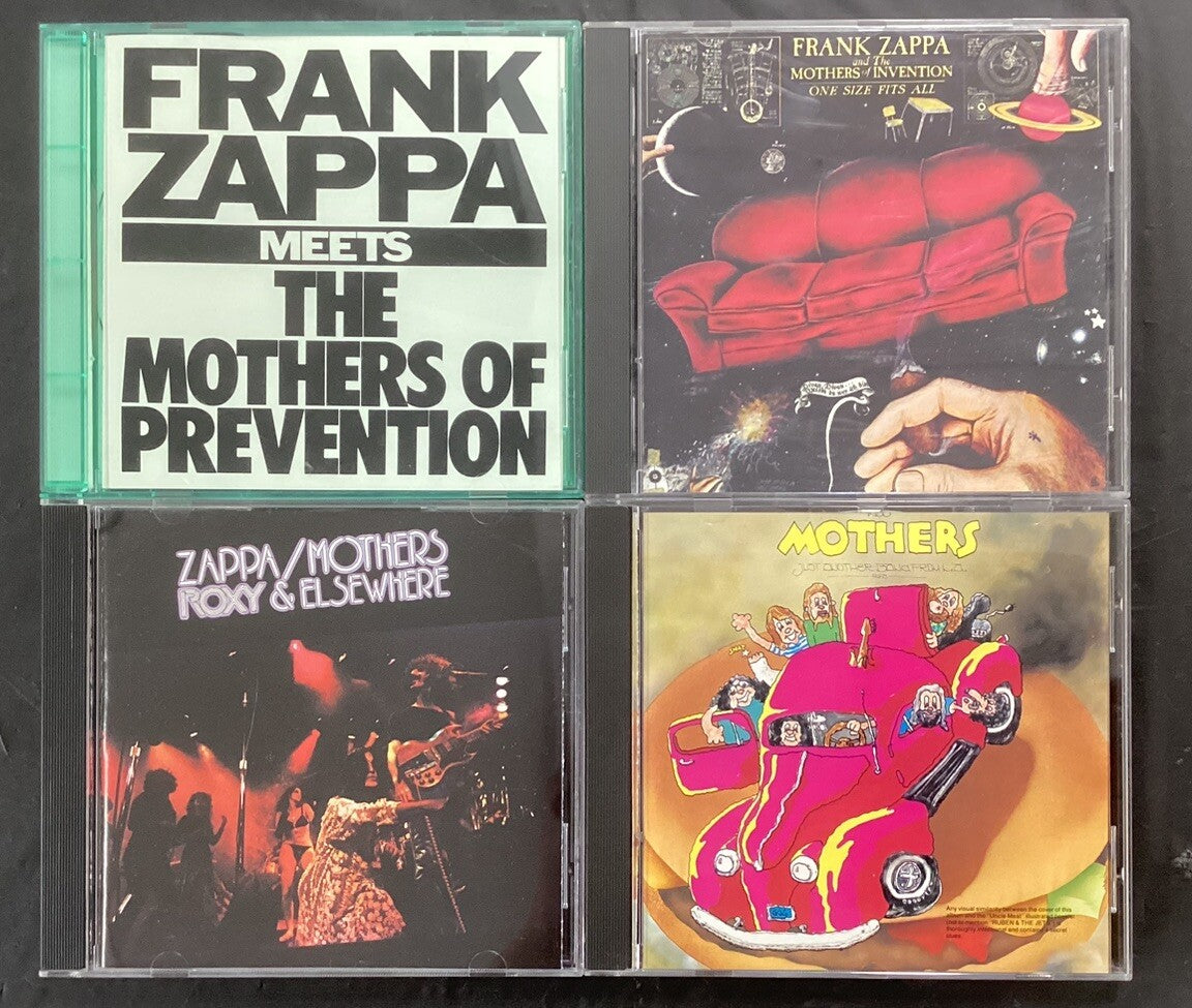 Frank Zappa 4 CD Lot FZ3 (Roxy & Elsewhere, One Size Fits All, Like New)-JD