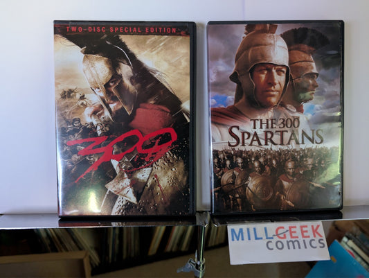 300 / The 300 Spartans, 2 Movie Set (DVD) Like New -JD