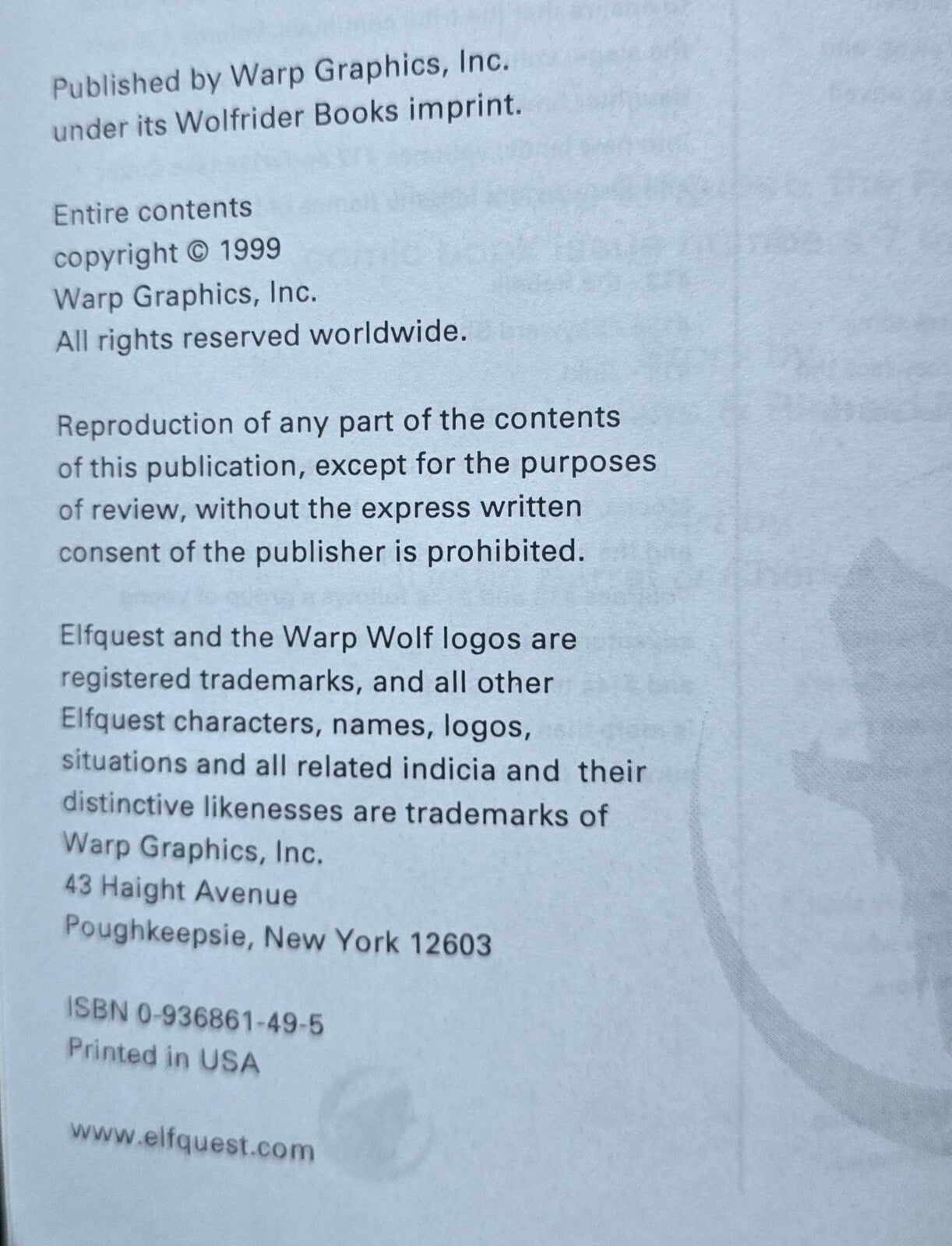 Elfquest Reader's Collection #13 Skyward Shadow (1999)