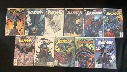 Batman #687-697 Comic Lot, DC Comics, Judd Winick/Mark Bagley, 2009