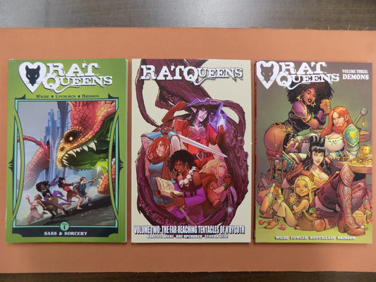 Rat Queens Volumes 1, 2 & 3 TPBs