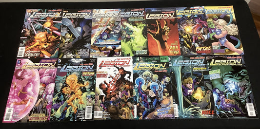 Legion Of Super-Heroes #3-15 Comic Lot, New 52, Paul Levitz Francis Portela