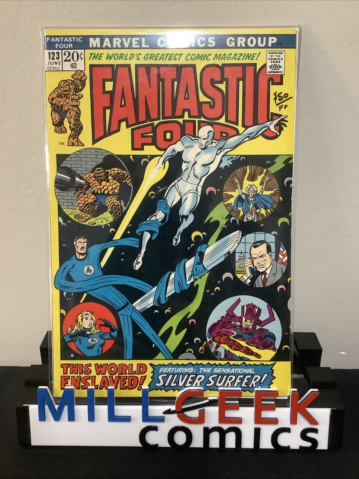 Fantastic Four #123 (Marvel Comics June 1972) F+ (6.5) Stan Lee/John Buscema