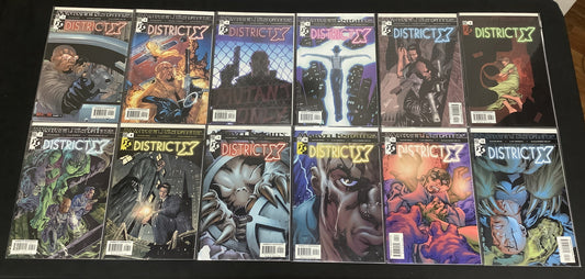 District X #1-12 Comic Lot, Marvel Knights, 1st App Mister M, David Hine