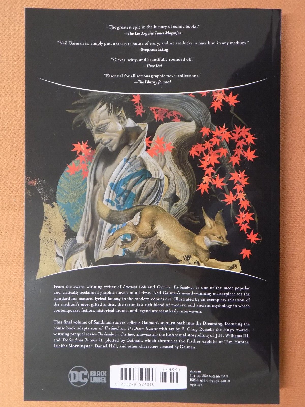 The Sandman Book Six DC Black Label Neil Gaiman TPB