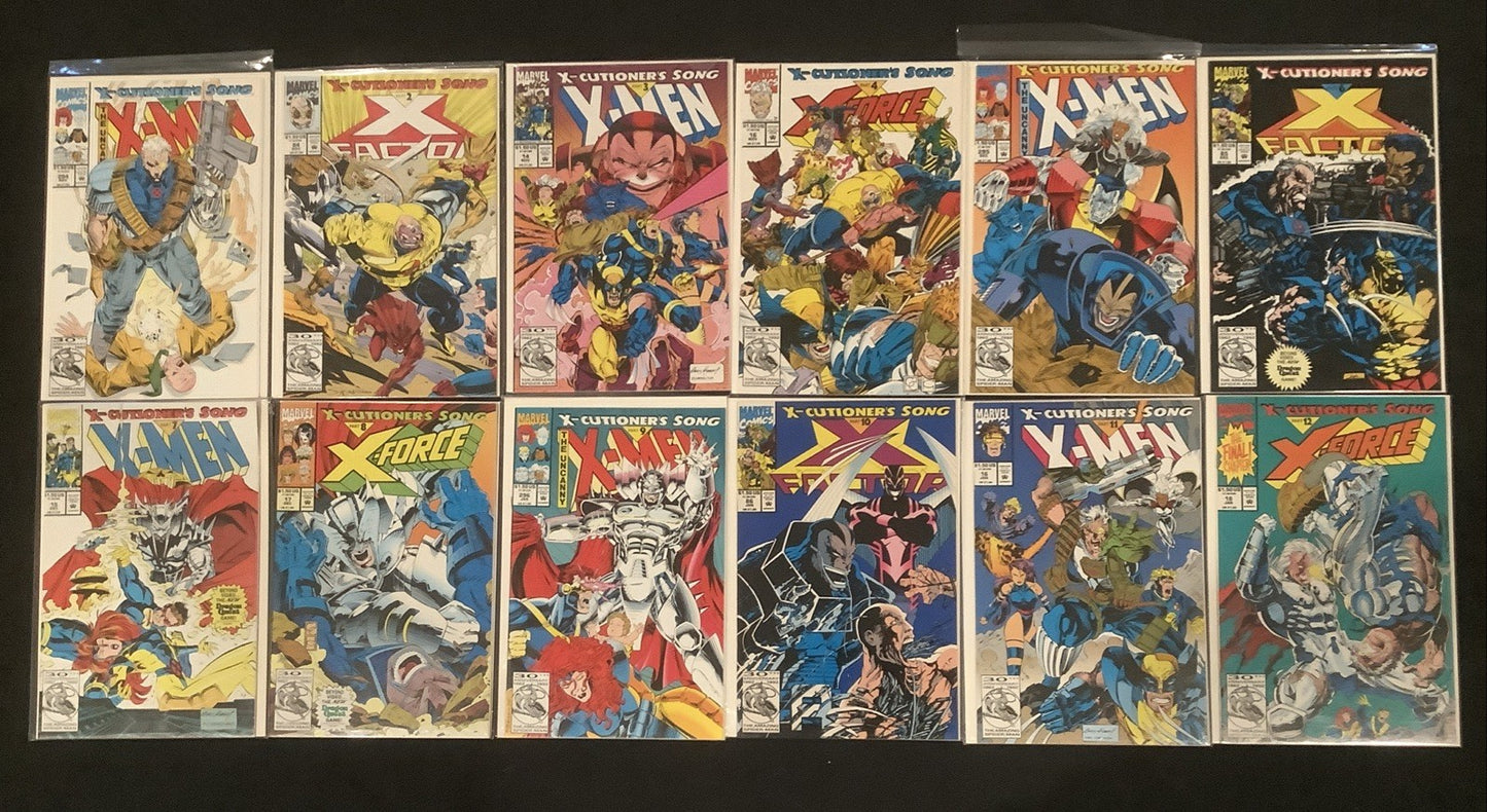 X-Cutioner’s Song Complete Comic Set, Marvel Comics, Unsealed, No Cards, 1992