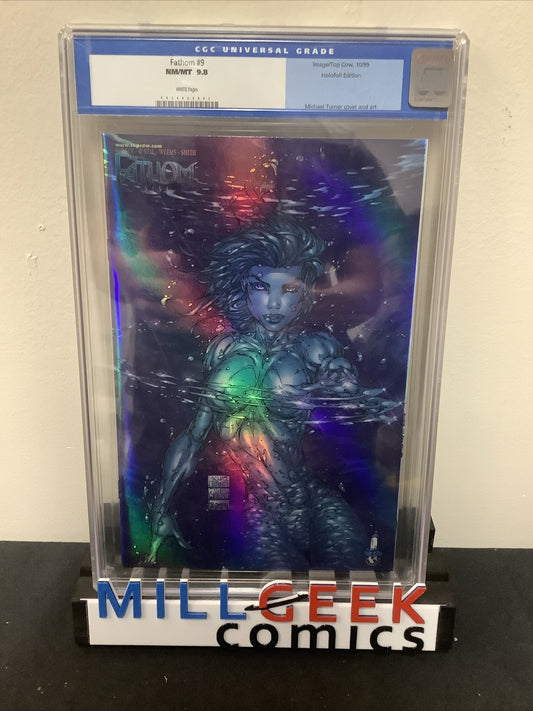 FATHOM #9, CGC Graded 9.8, Holofoil Variant MICHAEL TURNER, Image/Top Cow, 1:50