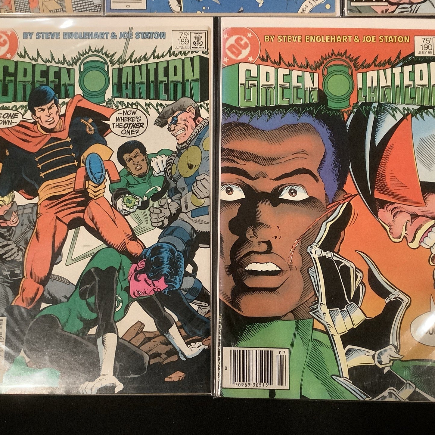 Green Lantern #186-190 Comic Lot, DC Comics, Len Wein, Dave Gibbons,1st App Mogo