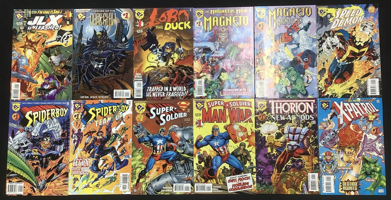 Amalgam Comic Bundle: Complete Amalgam Set, DC vs Marvel #1-4, See Description