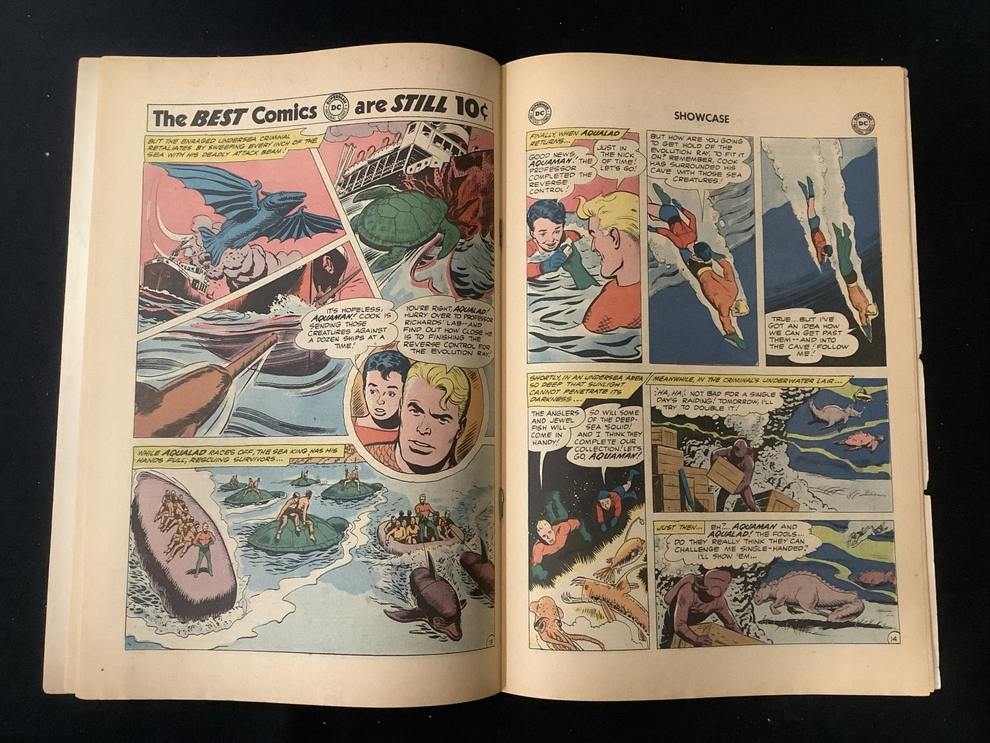 Showcase #31 (1961) VG- (3.5) Henry Boltinoff, Sea Beasts From One Million B.C.