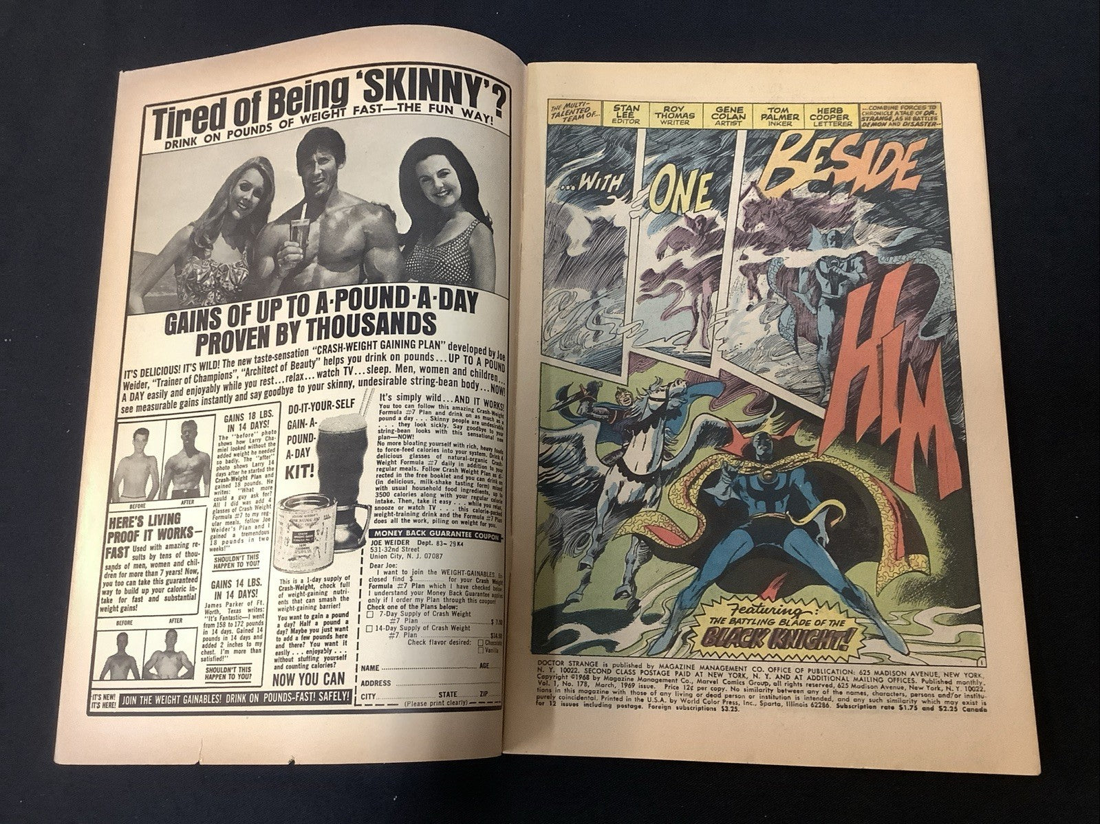 Doctor Strange #178 (Marvel Comics March 1969) F/VF (7.0) Roy Thomas/Gene Colan