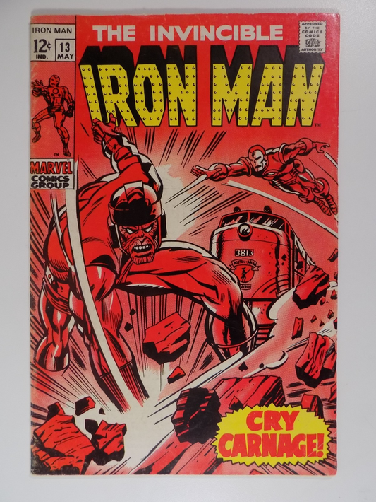 Iron Man #13 Marvel Comic May 1969 Fine+