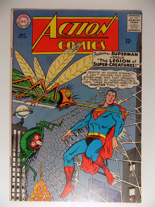 Action #325 DC Comic Fine July 1965