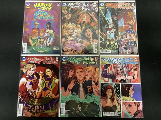 Harley & Ivy Meet Betty & Veronica #1-6 Complete Comic Set, DC Comics/Archie