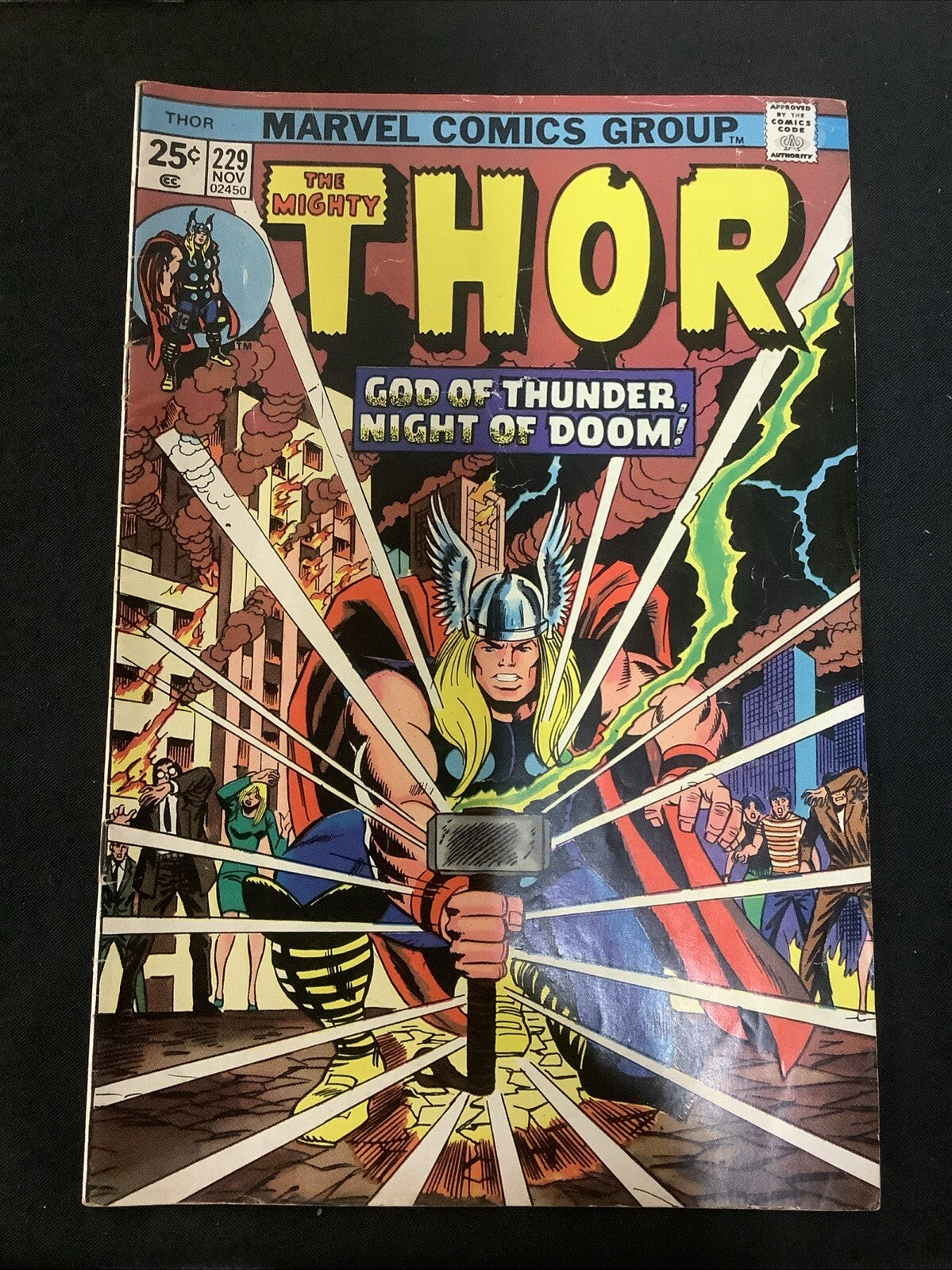 Thor #226-230 Comic Lot, Low To Mid Grade, Hulk #181 Ad Featuring Wolverine