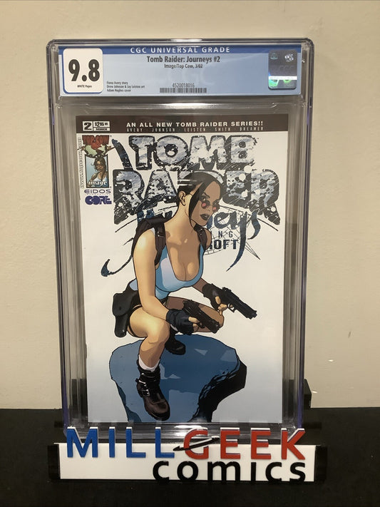Tomb Raider: Journeys #2 (2002) CGC Graded 9.8, White Pages, Adam Hughes Cover