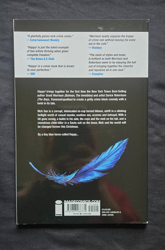HAPPY! By Grant Morrison & Darick Robertson (1st Printing, 2013)