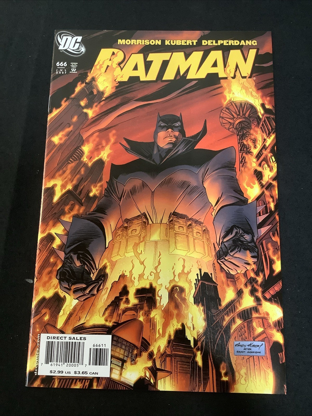 Batman #666 (DC Comics July 2007) NM- (9.2) 1st Damian Wayne As Batman (Future)