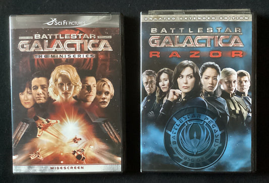 Battlestar Galactica Razor/ Miniseries (DVD, Widescreen, Unrated) PS
