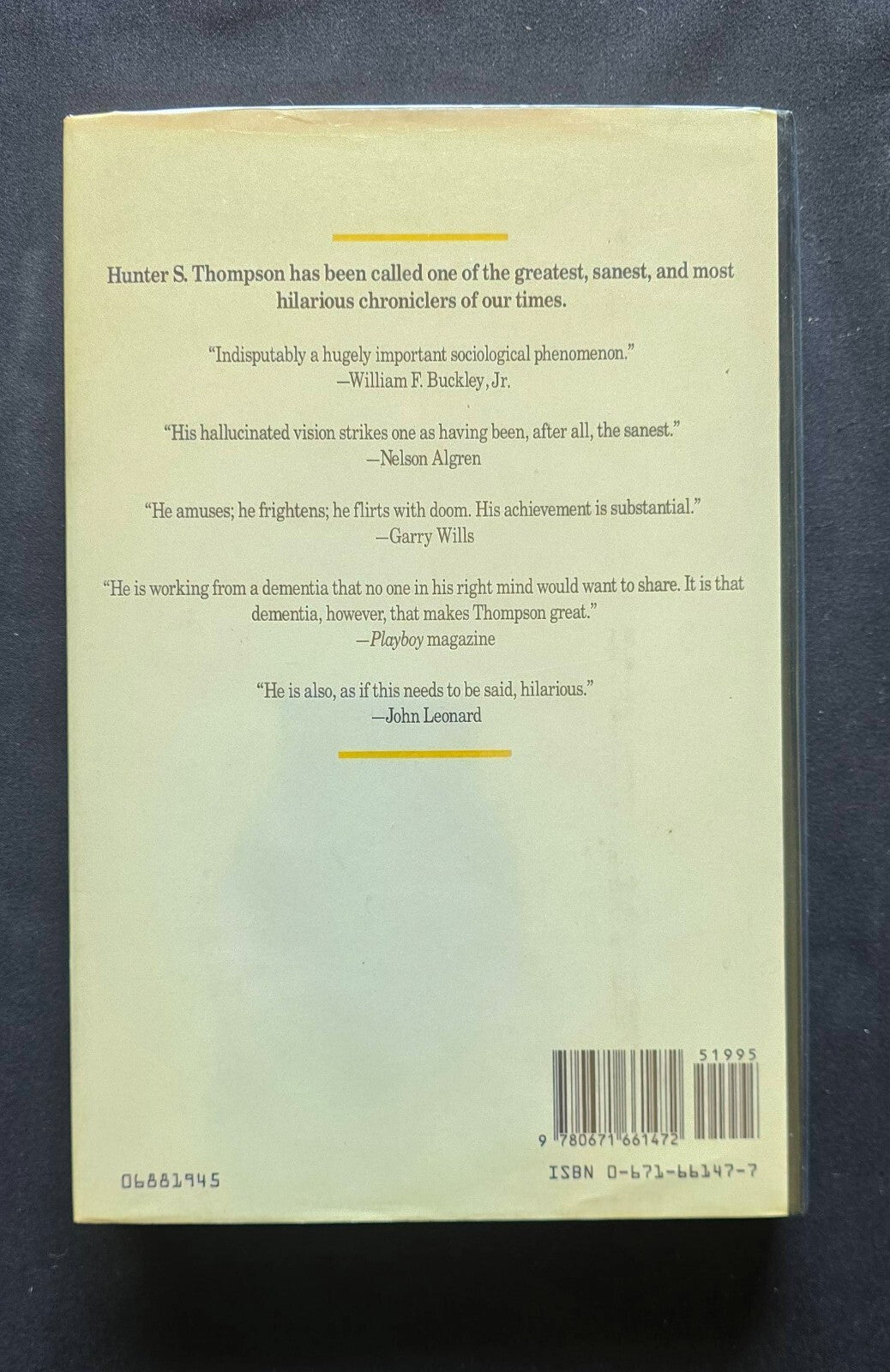 Gonzo Papers Volumes. 2-4 By Hunter S. Thompson (1980-1994)